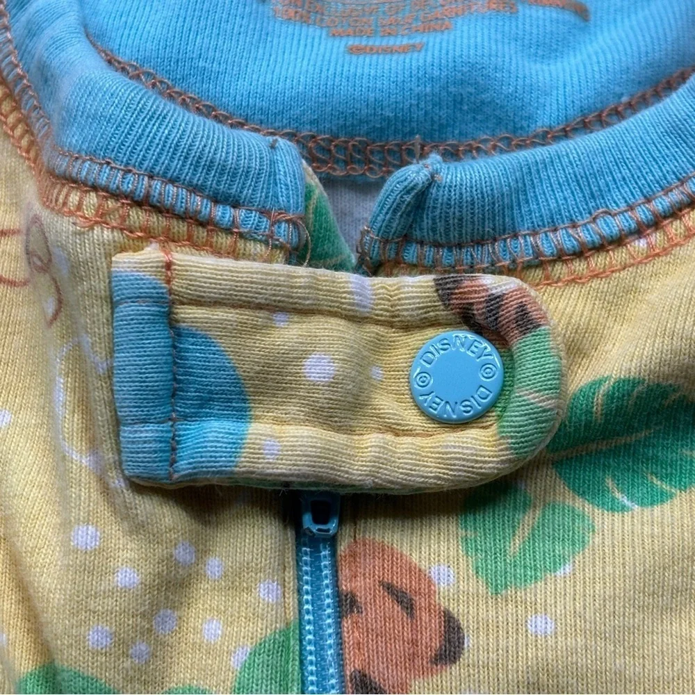 Disney Store Sleepers Winnie the Pooh Tigger 12 Months Zipper Footed - Picture 14 of 14